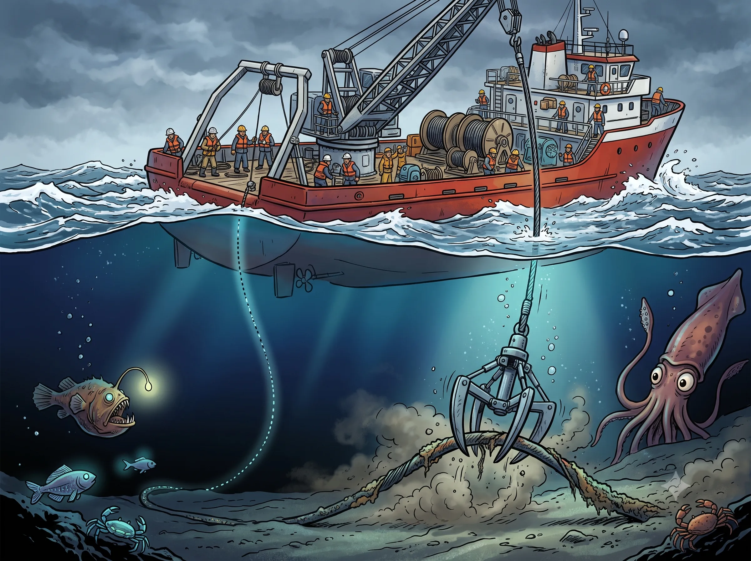 Cable repair illustration