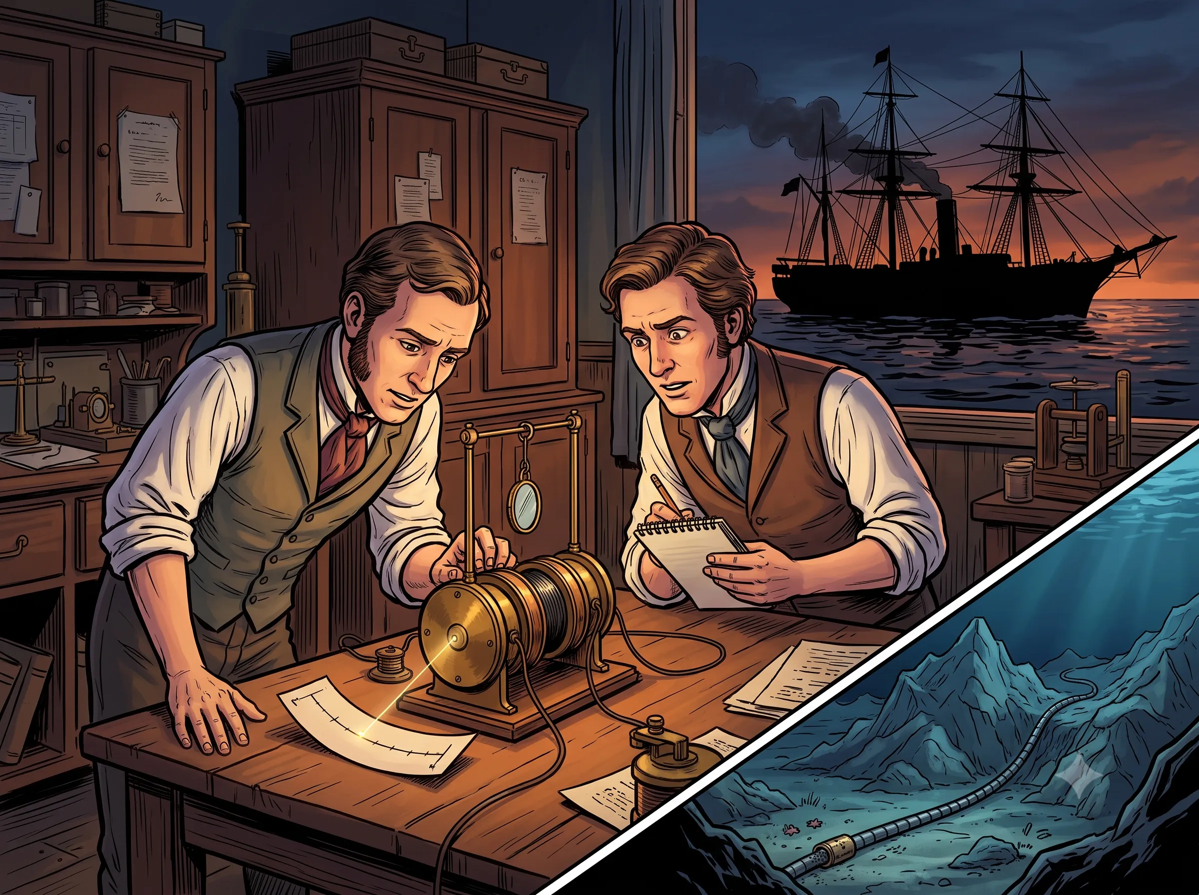 Telegraph engineers illustration