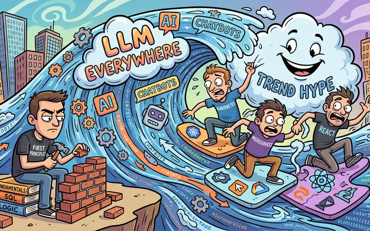 Illustration of Conformity Bias in Software Architecture.